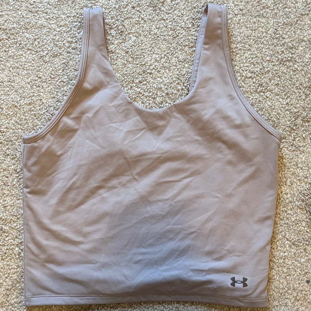 Under Armour Light Grayish Purple Compression Shorts